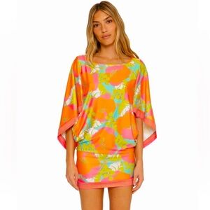 Trina Turk Swim Playa De Flor Tunic/Cover-up $152- NWT
